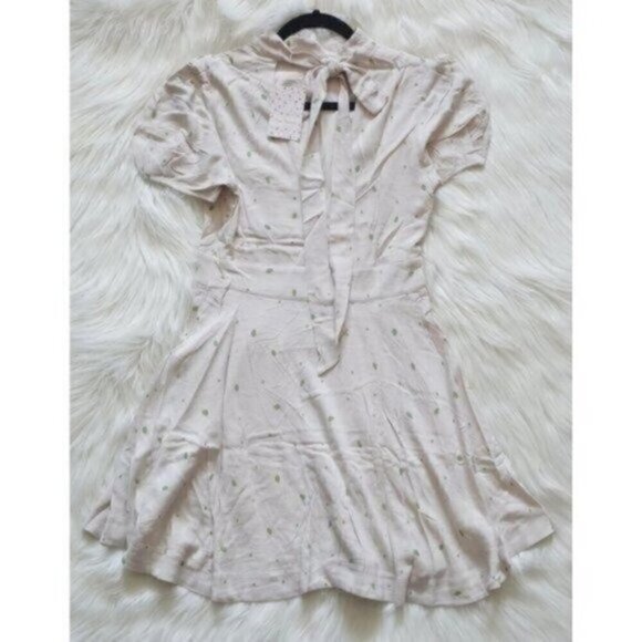 NEW Free People Ivory Abbie A Line Fit and Flare Mini Dress - Picture 3 of 11